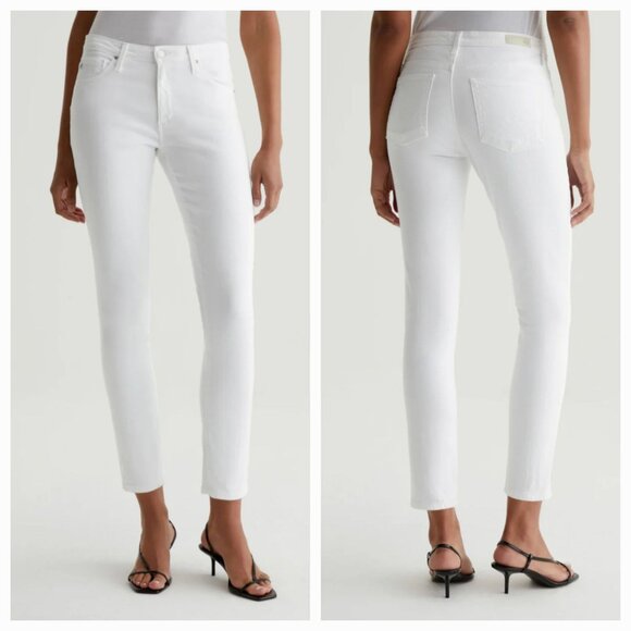 Adriano Goldshmied Prima Cotton Blend Ankle Cigarette Jeans. Size 27R